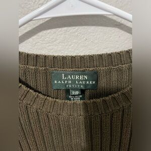 Ralph Lauren RARE Green‎ Long Sleeve Knit Crewneck Sweater